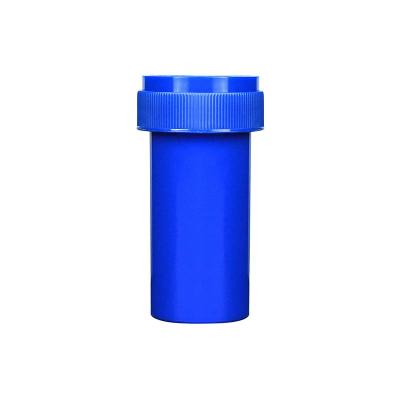 China rx dual function pharmacy medicine plastic flip bottle pill reversible vials with dual function caps for sale