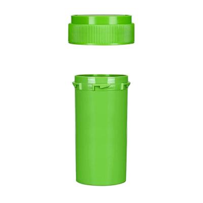 China 60 Dram Reversible Amber Plastic Child Bottle Reversible Medicine Cap Resistant Vials For Pharmacy for sale