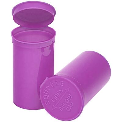 China Multi Colors Plastic Medicine Small Child Resistant Container For Packaging Custom Brand Logo Labels for sale