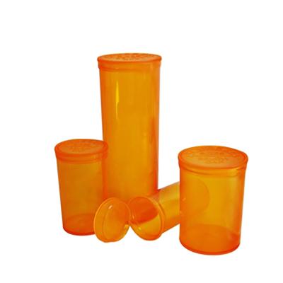 China Wholesales Orange Plastic Non-breathable Bottle 20dr 30dr 60dr 90dr Large Pop Medicine Top Pill Container for sale