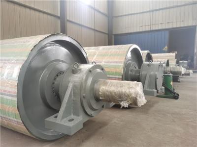 China ODM SKF Bearing 1800mm Conveyor Bend Pulley With Lagging Block for sale