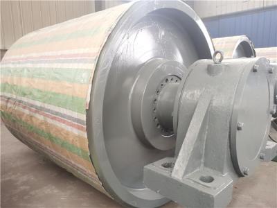 China BV 3000mm Ceramic Lagging Conveyor Pulley Q245 Multi Labyrinth Seal for sale