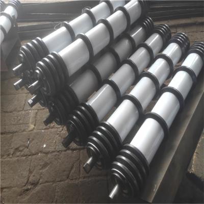 China Belt System Rubber Disc 120mm Conveyor Return Roller Cema Carrier Roller for sale