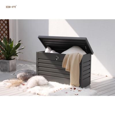 China 2021 New Arrival Wholesale Cushion Storage Box Waterproof Outdoor Garden Cushion Box Viable Outdoor Furniture for sale