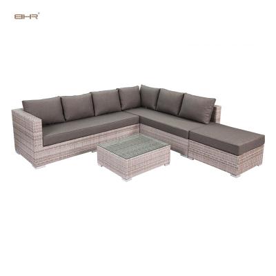 China 2021 Modern Hot Sale Private Courtyard Stool Sofa 4 In 1 Waterproof Rattan Outdoor Furniture for sale