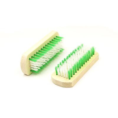 China Household Sustainable Brush Soft Bristle With Handle Clothes Cleaning Brush Natural Wooden Sneaker Shoes Brush for sale