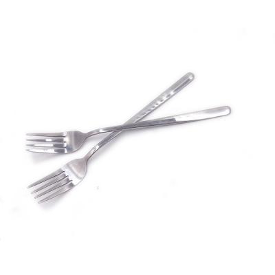 China Sustainable Wholesale High Quality Restaurant Thickened Stainless Steel Fork Household Lengthened Fruit Fork for sale