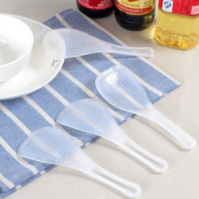 China Traditional Cheap Wholesale Household Rice Spoon PP Non-stick Plastic Rice Shovel 2 Non-stick Spoons for sale