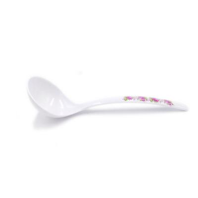 China Traditional tool melamine cutlery plastic kitchen spoon. long handle spoon for cooking food for sale