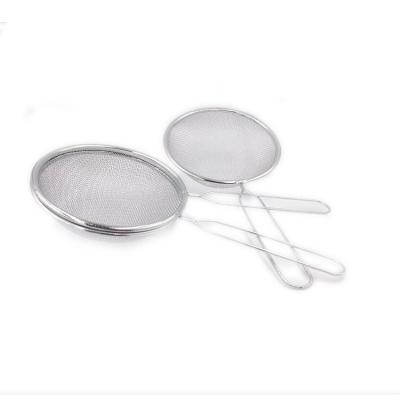 China Minimalist Round Deep Fryer BasketChips Basket for Food Mini Deep Fry Serving Round Chip Basket Oil Residue Frying Filtration for sale