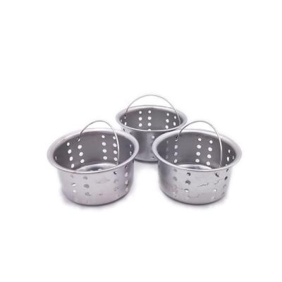 China With Faucet Kitchen Bathroom Basin Accessories Sink Stainless Steel Carry Basket Floor Drain Strainer for sale