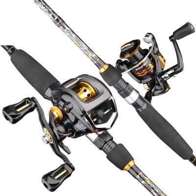 China Carbon Spinning And Casting Fishing Combo Carbon Material 198cm for sale