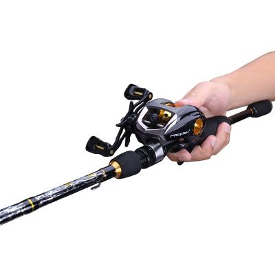 China Carbon Casting Fishing Rod Reel Combo With Baitcasting Reel for sale