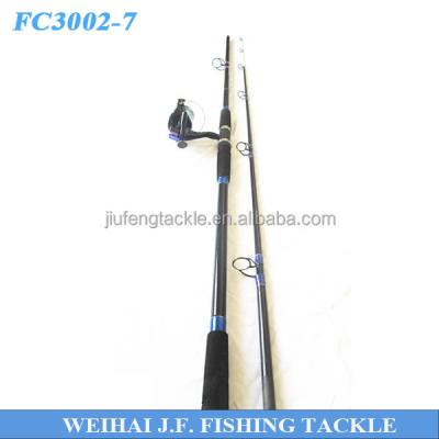 China Wholesale Discount Glass 10' Combo Carp Fishing Rod Blank Reel Fishing Tackle Equipment for sale