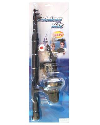 China Freshwater Saltwater Junior Fishing Set with Plastic Material Fishing Rod and Reel for sale