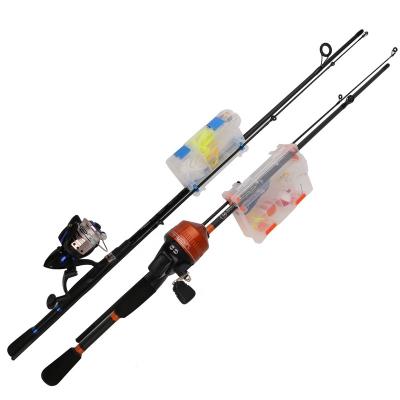 China Glass Spincast Fishing Rod Spin Reel Fishing Rod Set for sale