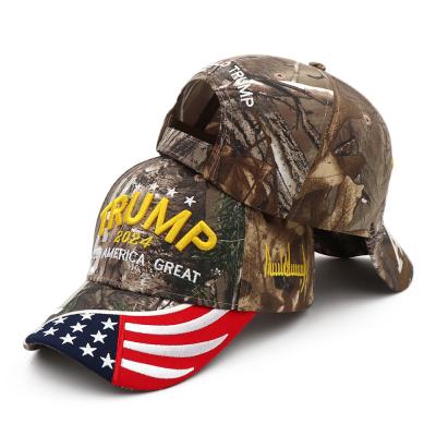 China DDA2327 COMMON Keep America Big Hat Letter Embroidery Baseball Cap Donald Trump USA Flag Hats Camouflage Trump 2024 Custom Hats for sale