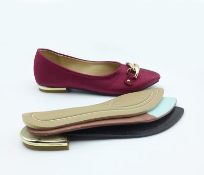 China Light Process Semi-finished And Customize Comfortable Flat Bottom Women's Shoes for sale