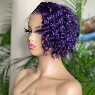 China Cheap Short Curly Hair Wigs Pixie Cut Lace Frontal Curly Curly Hair Wig Short Curly Hair Wigs With Lace Frontal For Woman for sale