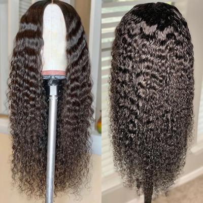 China Wholesale BRI Curly Transparent 4x4 Lace Frontal Human Hair Wig For Women Color Women Hot Sale Virgin Cuticle Aligned Hair for sale