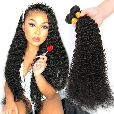 China Wholesale Jerry Curl Raw Cambodian Curly Virgin Hair Weave, Unprocessed Cambodian Hair Cuticle Aligned Hair Bundles for sale