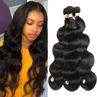 China Body Wave 28 Inch Brazilian Hair Body Wave Hair Bundles Natural Cheap Color Remy Cuticle Aligned Human Hair Weave Bundles Extensions for sale