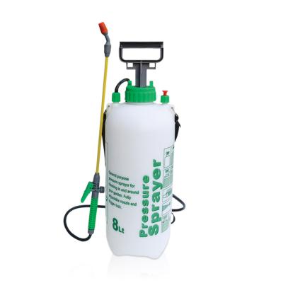 China Garden/Agriculture 8 Liter Plant Pressure Plastic Portable Sprayer Shoulder Pressure Agricultural High Pressure Chemical Sprayer for sale