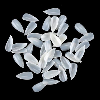 China Full Design 100Pcs Nail Tips Acrylic Gel Claw Clear Natural White Shape Fake Pointed Almond Oval Stiletto for sale