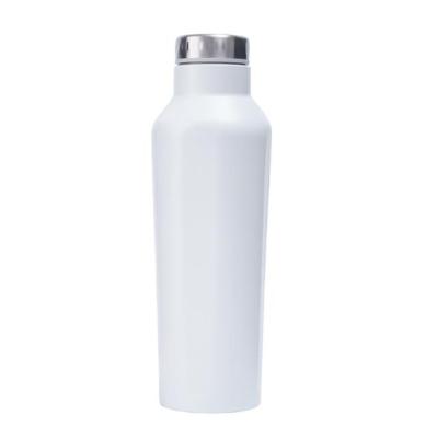 China 500ml Canteen Bottle Stainless Steel Wine Vacuum Flask PORTABLE White Double Wall Insulated Unbreakable Bottle for sale