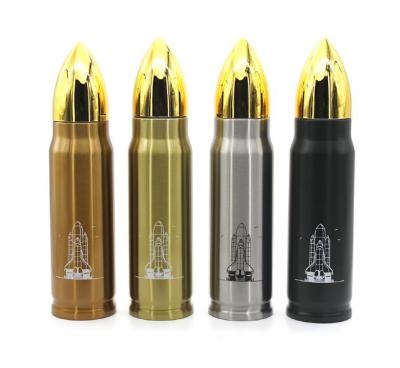 China PORTABLE 500ml Insulated 304 Stainless Steel Thermos Bullet Shapes Flask Bottle Sport Travel Mug for sale