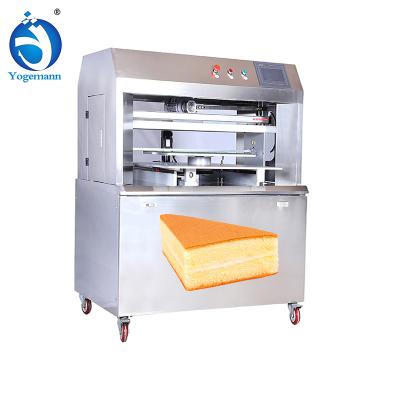 China Automatic square bakery stainless steel cup cake cutter cutting machine for Russia for sale