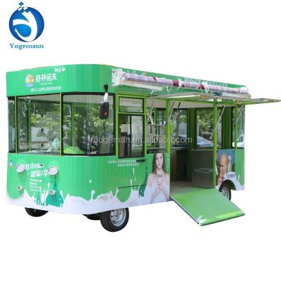 China Vegetable Processing Factory Hot Selling Mobile Food Carts Moving Dining Car Truck Outdoor Street Kitchen for sale