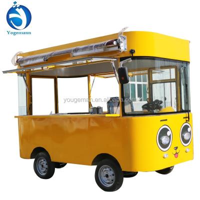 China YGM-4CC Snacks Dining Car Food Trailer For Europe Vendors Hot Dog Food Cart for sale