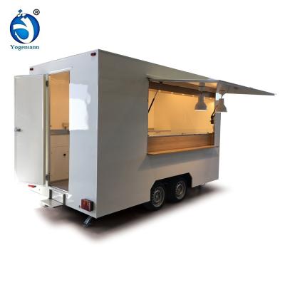 China Mobile Food Van Kitchen Mobile Food Cart Vegetable Processing Plant Food Trailer for sale