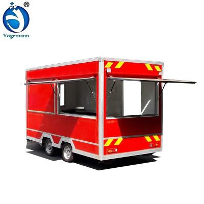 China vegetable processing factory use commercial fast food snack bar making food trailer/hot dog mobile food truck for sale