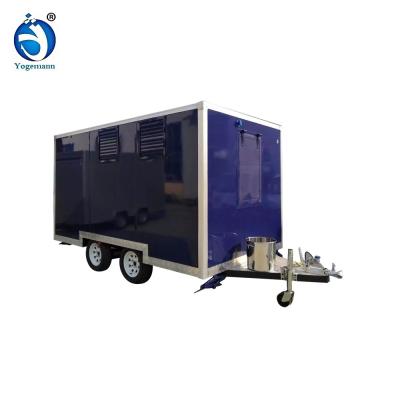 China Movable plastic restaurant trailer beauty mobile snack food restaurant food trailer for sale