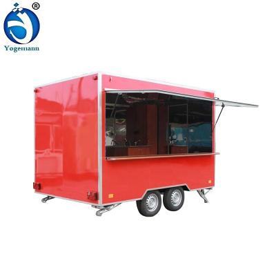 China New Design Vegetable Processing Plant Snack Trailer China New Design Towable Snack Trailer for sale