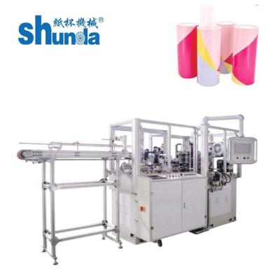 China Automatic Paper Tube Container Making Machine With Ultrasonic & Hot Air Heating System for sale