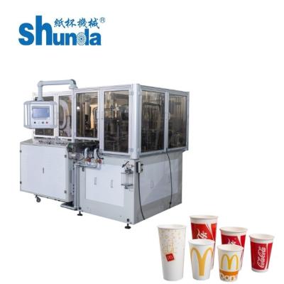 China High Efficiency Single and Double PE/PLA Coated Paper Cup Making Machine 4.8KW for sale