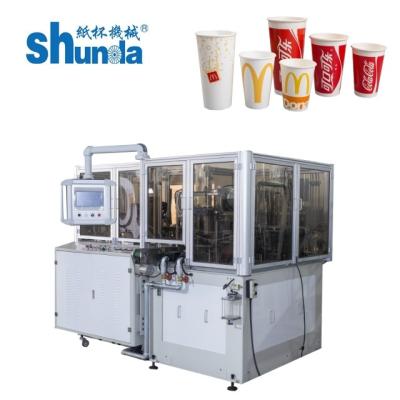 China Ultrasone verzegelingspapier theebeker maken machine met Mitsubishi PLC-besturing Te koop