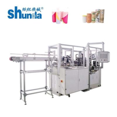 China Máquina automática para hacer contenedores de papas con tubos de papel en venta