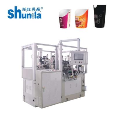 China Food Packaging Kebab Paper Container Machine With Hot Air System for sale