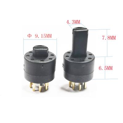 China Telecommunication /Medical Equipment /Instrumentation Digital Small Switches 0.5A 24VDC1 8 Poles Sets Band Channel Rotary Switch for sale