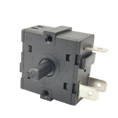 China Diameter 6MM of heater/furnace/belender and household shaft rotary switches 2/3/4/5/6/7/8 positions 16A 250VAC changeover cam for sale