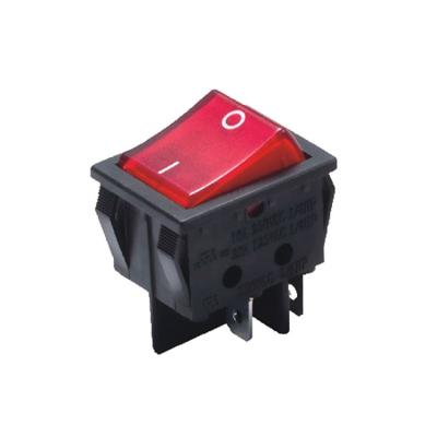 China Electrical Equipment Factory Direct Selling ON-OFF-ON 3 Sets 21A Large Current Rocker Switch DPDT for sale