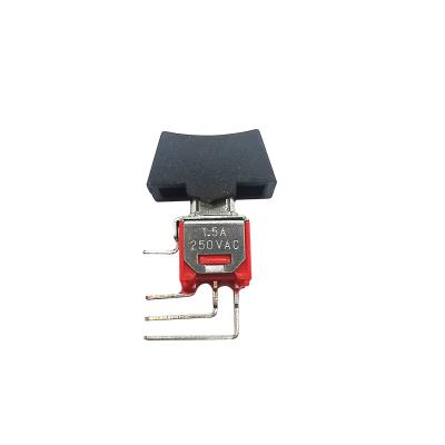 China Mini 3 Pin Right Angle Switch Rocker Flatted ON-ON/ON-OFF-ON Handle Top On Miniature SPDT 1.5/3A 125/250VAC Inverter for sale