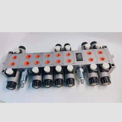 China Durable 24V 6 Bank Hydraulic Valve Manifolds for Solenoid Valve Steel Block for sale