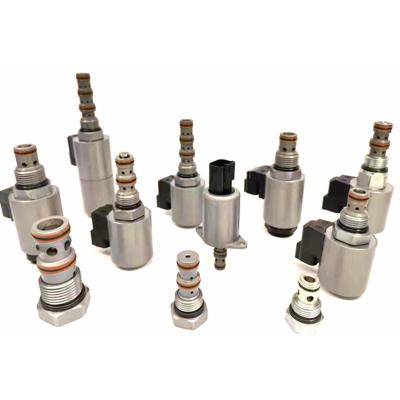 China Customized Cartridge Solenoid Valve 4 Way 3 Position Hydraulic Valve for sale