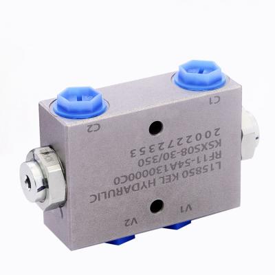 China Pilot Operated Hydraulic Double Check Valve Main 350bar Pressure for sale