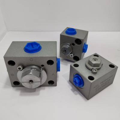 China BKH-SAE 12V / 24V roestvrijstalen kogelventil voor hydraulisch systeem met hoge druk Te koop